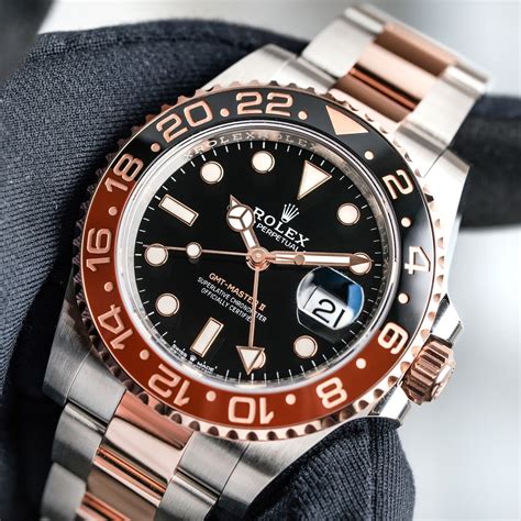 rolex gmt root beer rose gold|rolex root beer everose gold.